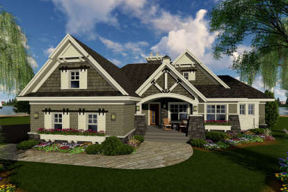 Bungalow House Plan #098-00293 Elevation Photo