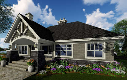 Bungalow House Plan #098-00293 Elevation Photo