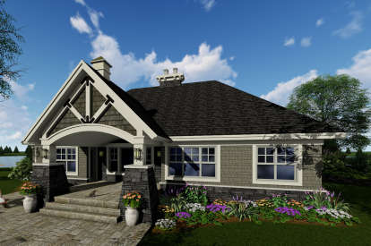 Bungalow House Plan #098-00293 Elevation Photo