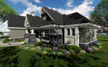 Bungalow House Plan #098-00293 Elevation Photo