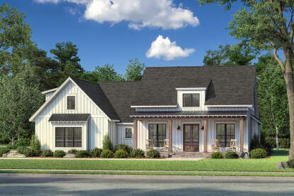 Country House Plan #041-00168 Elevation Photo