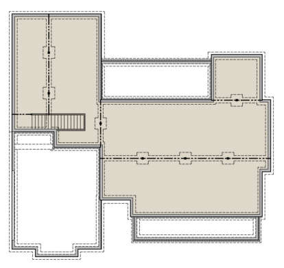 Basement for House Plan #041-00168