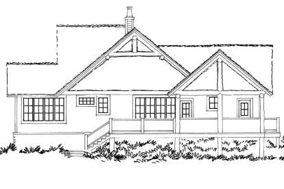 Cottage House Plan #1907-00043 Elevation Photo