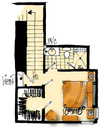 Upper for House Plan #1907-00043