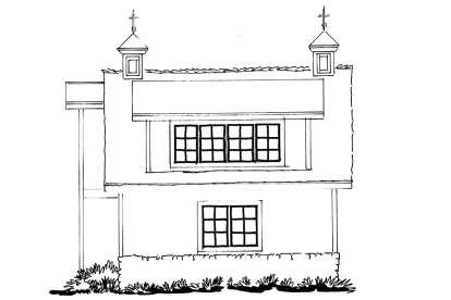 Country House Plan #1907-00044 Elevation Photo
