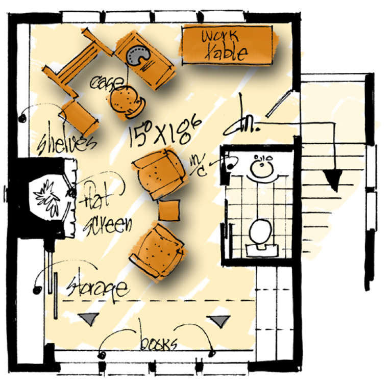 House Plan House Plan #18556 Drawing 2