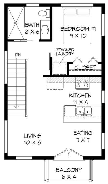 Upper for House Plan #940-00042