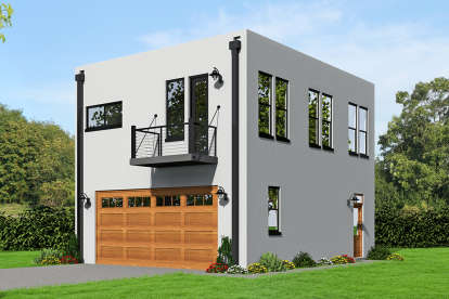Modern House Plan #940-00043 Elevation Photo
