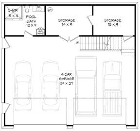 Lower for House Plan #940-00044