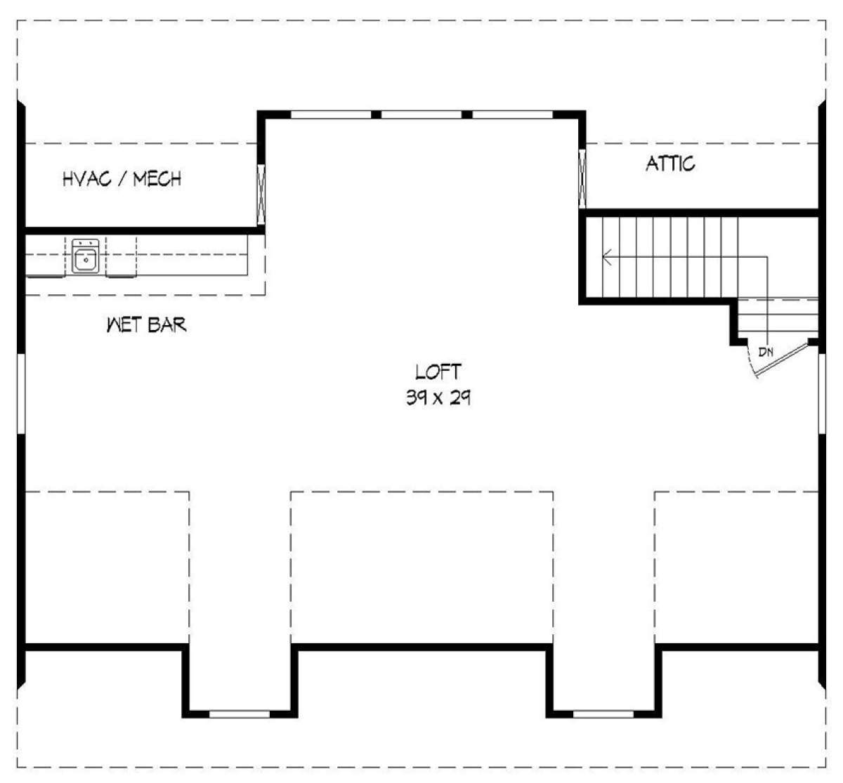 Upper for House Plan #940-00044