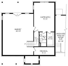 Basement for House Plan #940-00046