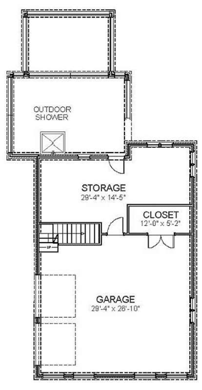 Basement for House Plan #6849-00028