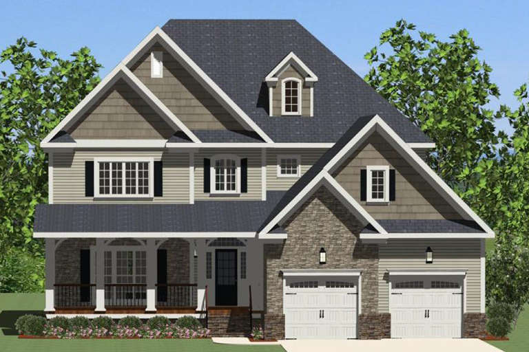 House Plan House Plan #18568 Front Elevation