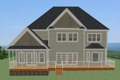 Traditional House Plan #6849-00030 Elevation Photo