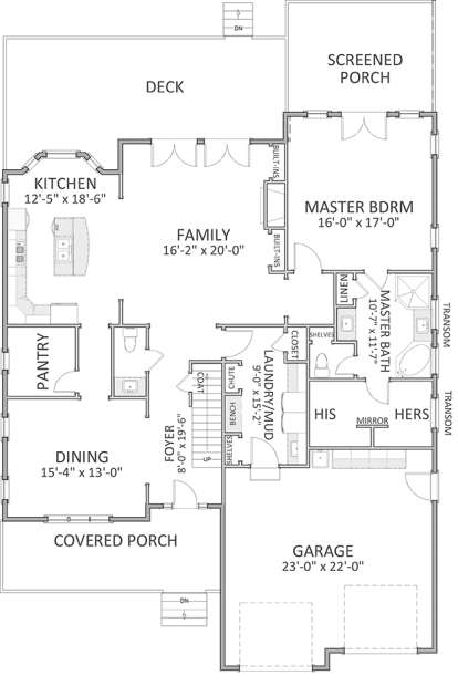 Main for House Plan #6849-00030