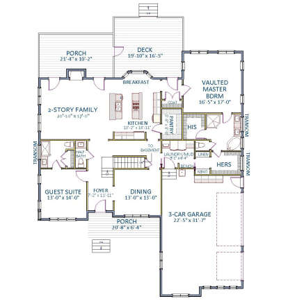 Main Floor for House Plan #6849-00031