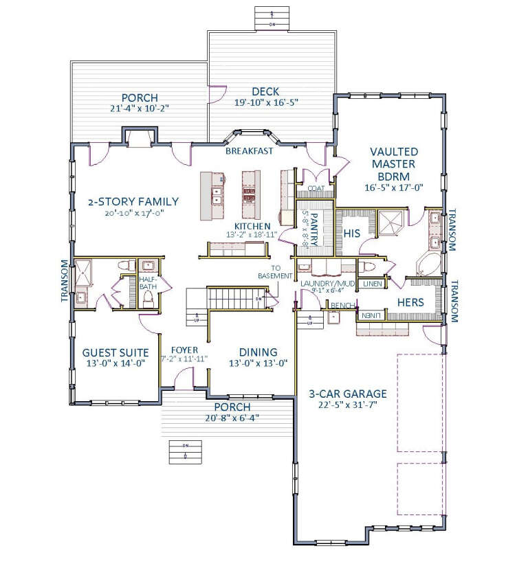 House Plan House Plan #18569 Drawing 1