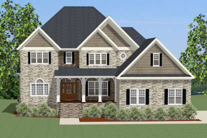Traditional House Plan #6849-00032 Elevation Photo