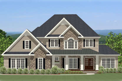 House Plan House Plan #18571 Front Elevation