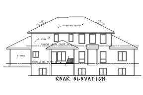 Contemporary House Plan #402-01476 Elevation Photo