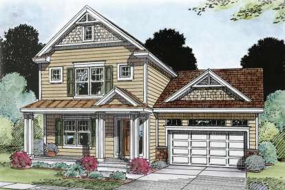 Craftsman House Plan #402-01477 Elevation Photo