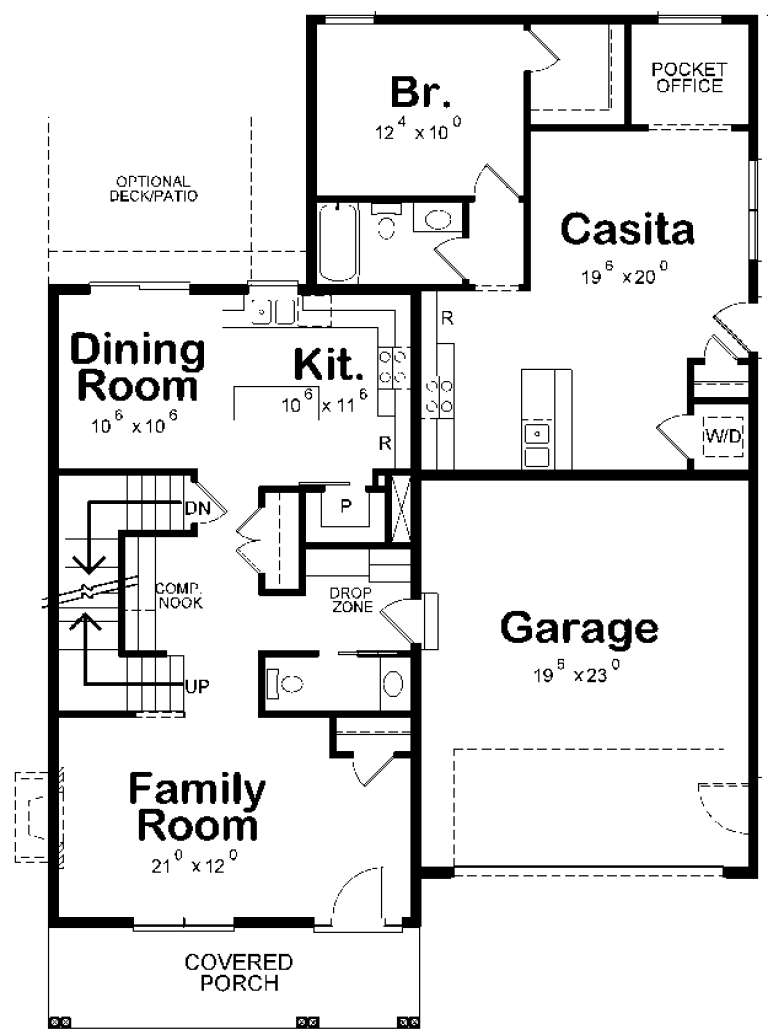 House Plan House Plan #18576 Drawing 1