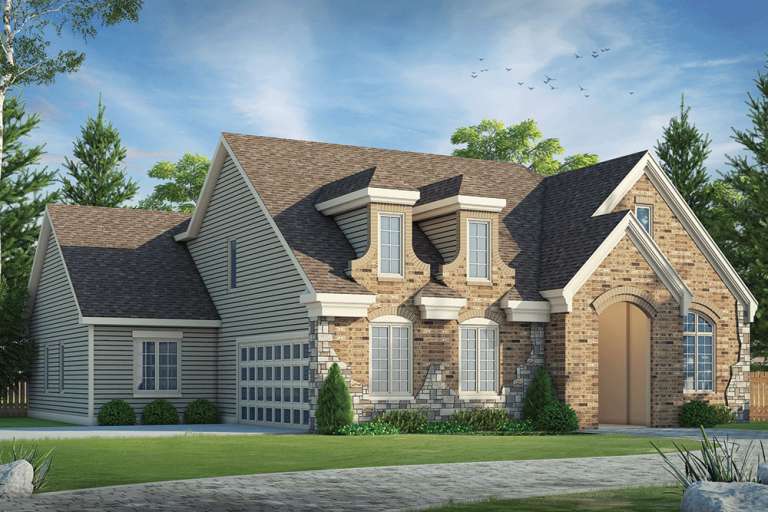 House Plan House Plan #18577 Front Elevation