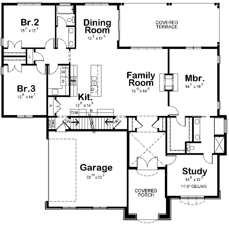 House Plan House Plan #18577 Drawing 1
