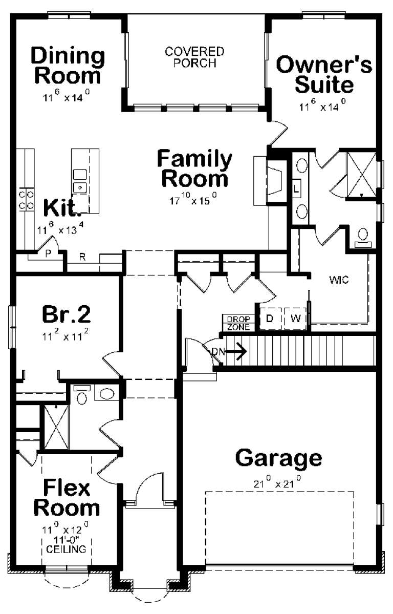 House Plan House Plan #18579 Drawing 1
