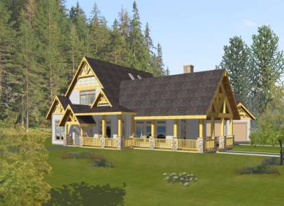 4 Bed, 4 Bath, 4013 Square Foot House Plan - #039-00467