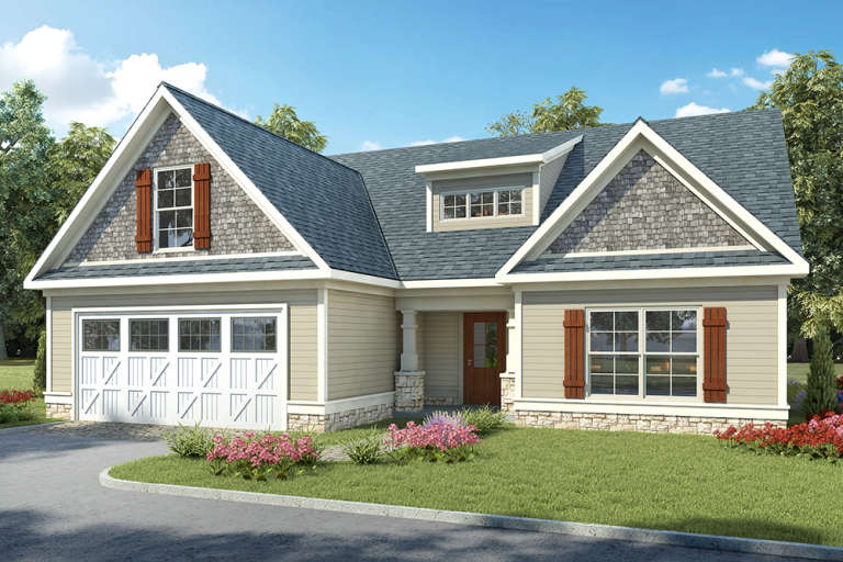 House Plan House Plan #18583 Front Elevation