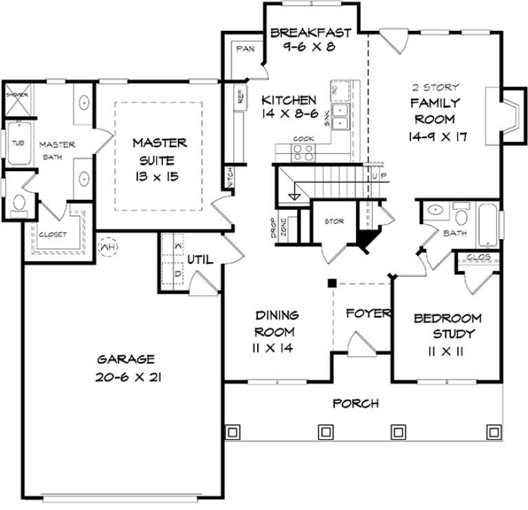 House Plan House Plan #18584 Drawing 1