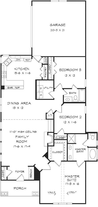 House Plan House Plan #18585 Drawing 1