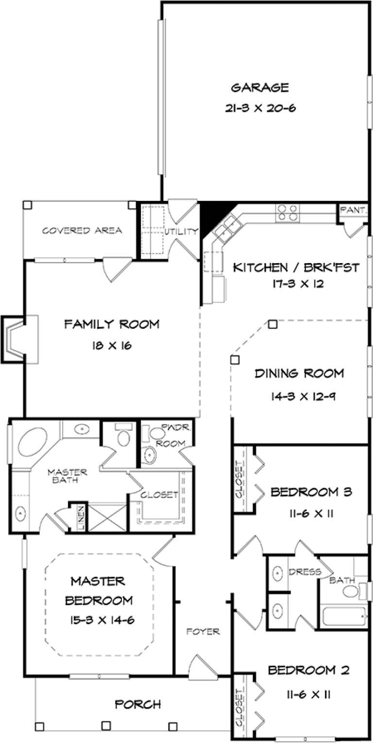 House Plan House Plan #18587 Drawing 1