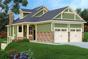 Craftsman House Plan #048-00255 Elevation Photo