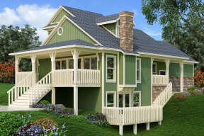 Craftsman House Plan #048-00255 Elevation Photo