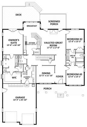 Main Floor for House Plan #6849-00035
