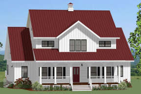 Country House Plan #6849-00037 Elevation Photo