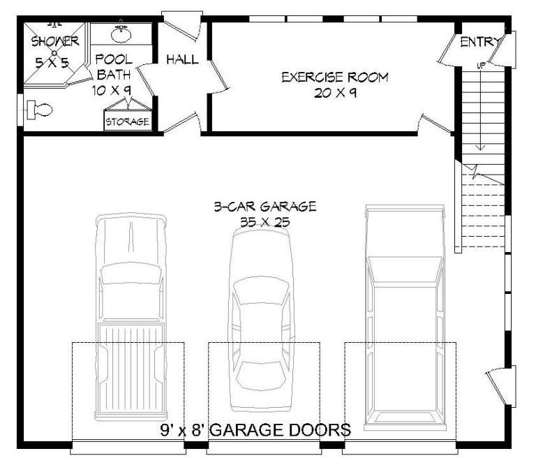 House Plan House Plan #18597 Drawing 1