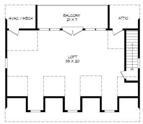 Upper for House Plan #940-00048