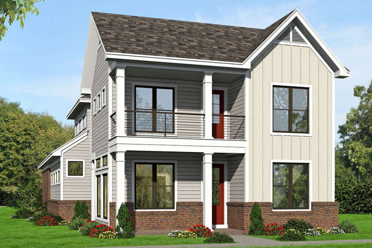 House Plan House Plan #18599 Front Elevation