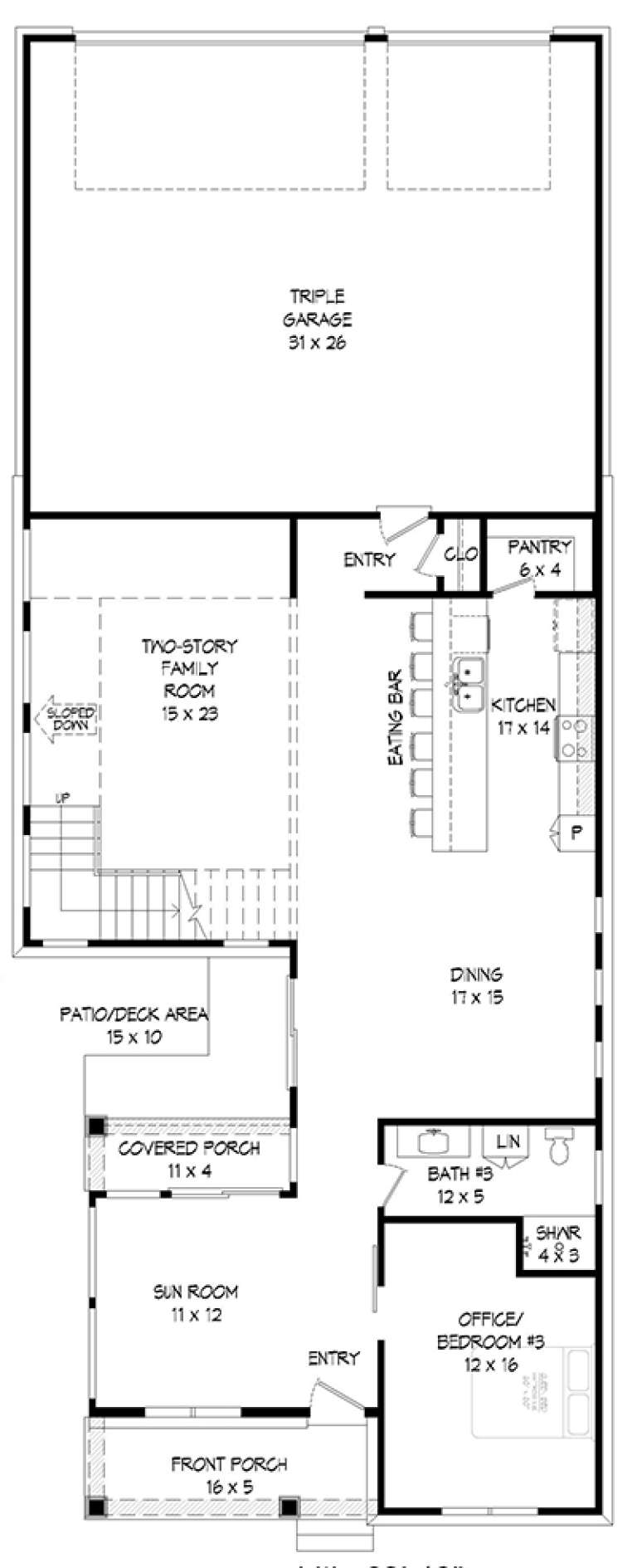 House Plan House Plan #18599 Drawing 1