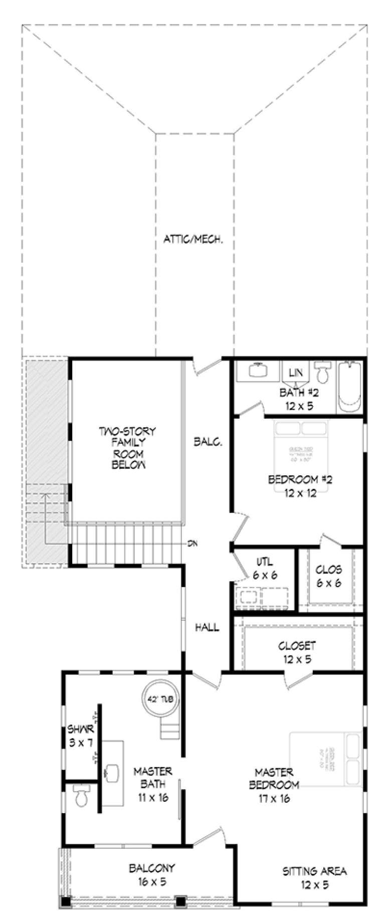 House Plan House Plan #18599 Drawing 2