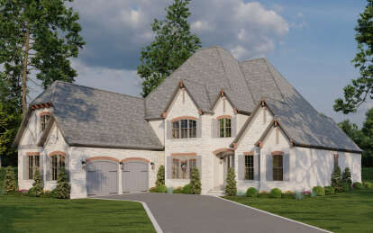 French Country House Plan #8318-00046 Elevation Photo
