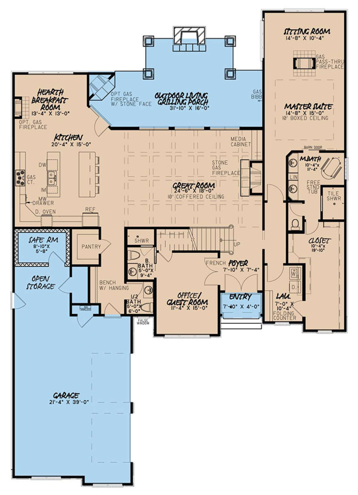 Main Floor for House Plan #8318-00046