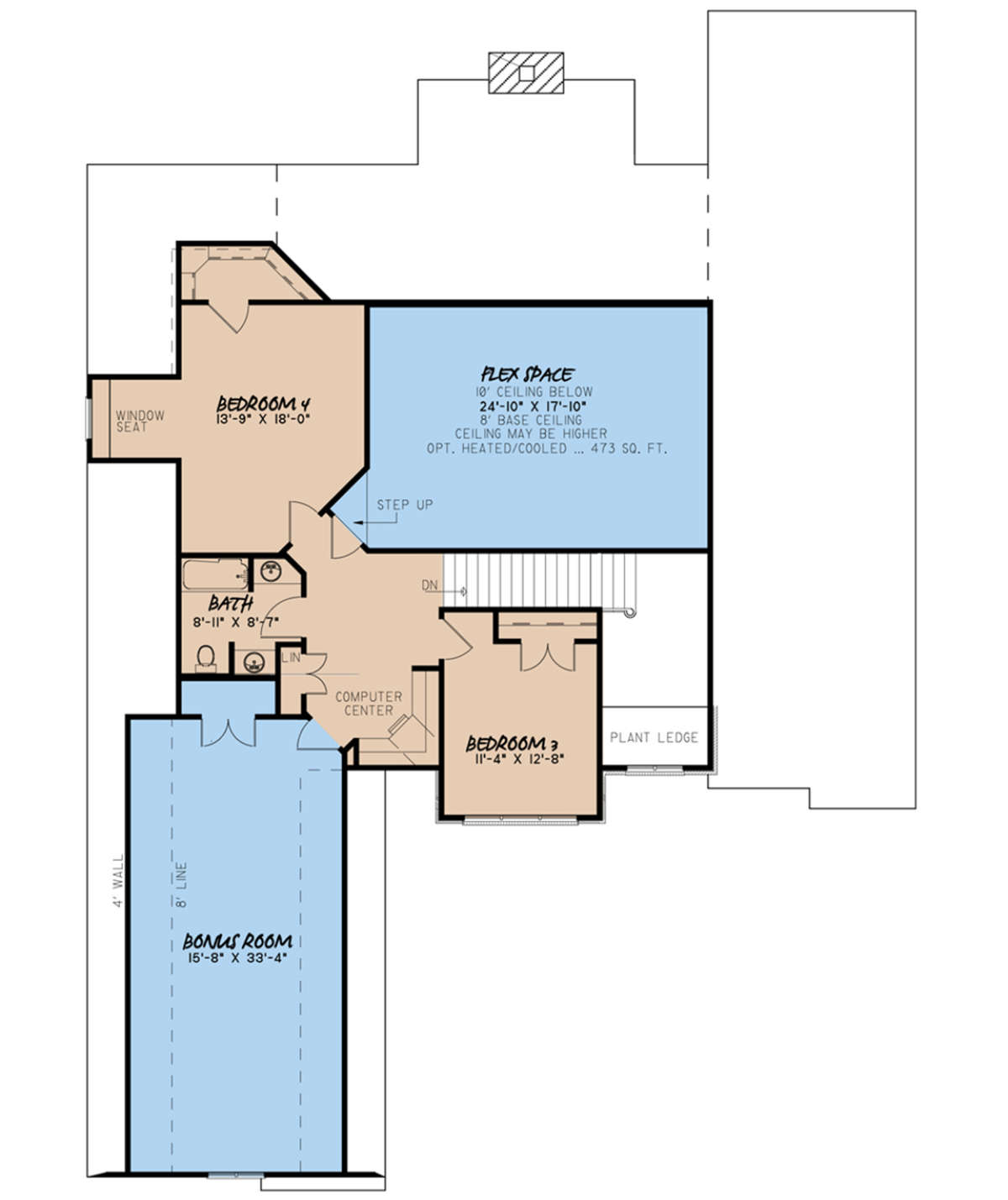 Second Floor for House Plan #8318-00046