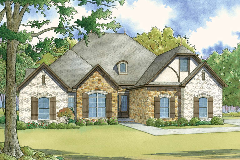House Plan House Plan #18602 Front Elevation