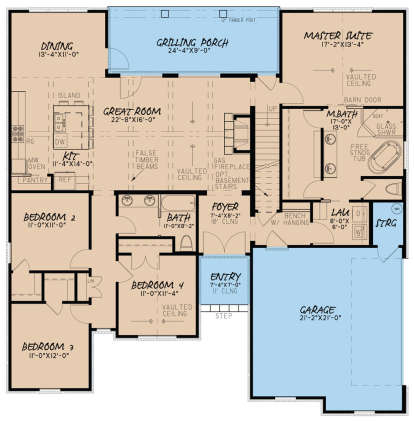 Main Floor  for House Plan #8318-00048
