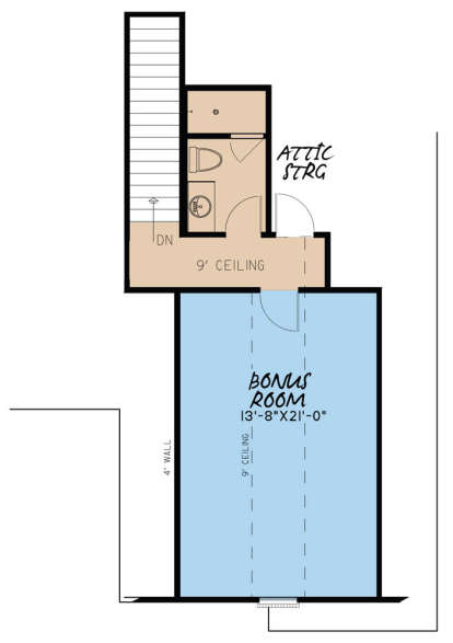 Bonus Room for House Plan #8318-00048