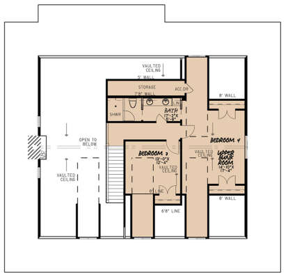 Second Floor for House Plan #8318-00049